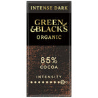 Green & Black's Organic 85% Dark Chocolate Bar 90g (Pack of 1)