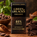 Green & Black's Organic 85% Dark Chocolate Bar 90g (Pack of 1)