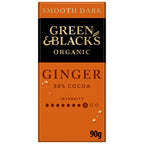 Green & Blacks Organic Ginger Dark Chocolate 90G (Pack of 1)