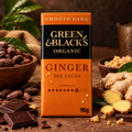 Green & Blacks Organic Ginger Dark Chocolate 90G (Pack of 1)