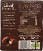 Just Brazils milk chocolate Brazils 150g (Pack of 1)