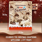 Kinder Bueno Milk and Hazelnuts Chocolate Advent Calendar 181g (Pack of 1)