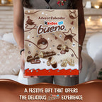 Kinder Bueno Milk and Hazelnuts Chocolate Advent Calendar 181g (Pack of 1)