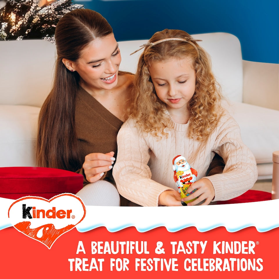 Kinder Milk Chocolate Santa 110g (Pack of 1)