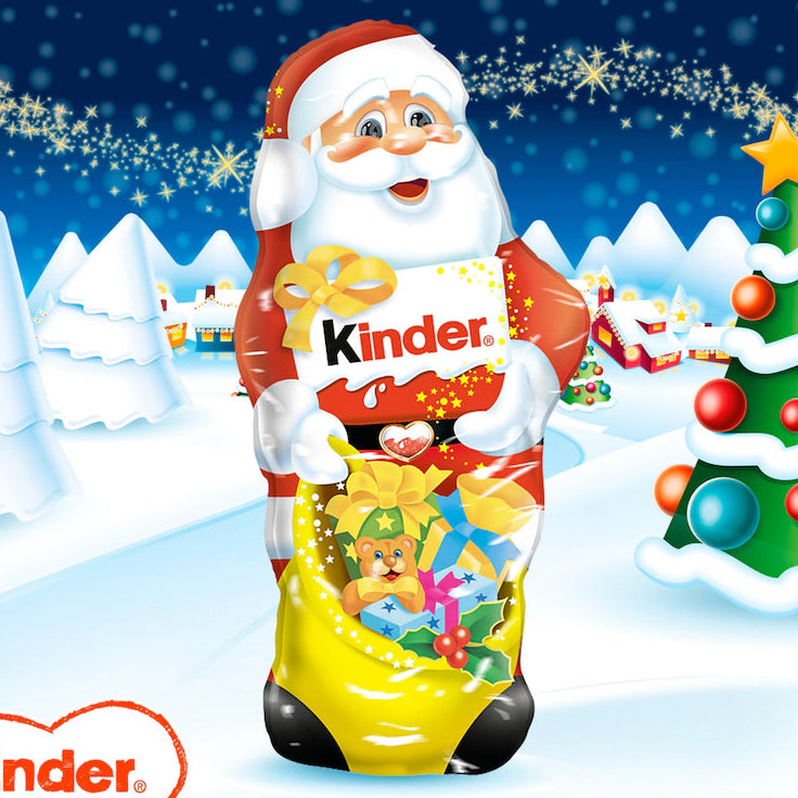 Kinder Milk Chocolate Santa 110g (Pack of 1)