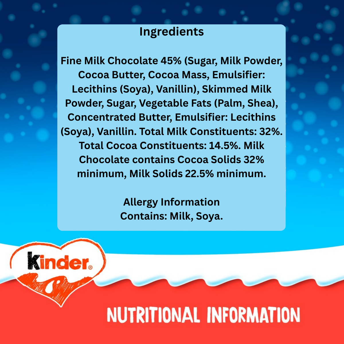 Kinder Milk Chocolate Santa 110g (Pack of 1)
