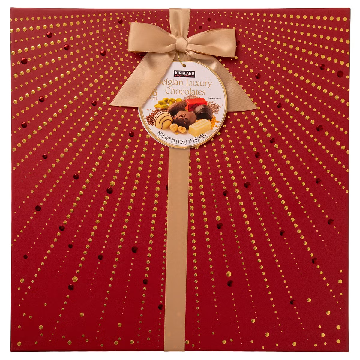 Kirkland Signature Belgian Luxury Chocolates Gift Box (570g) – Available in 3 Colors
