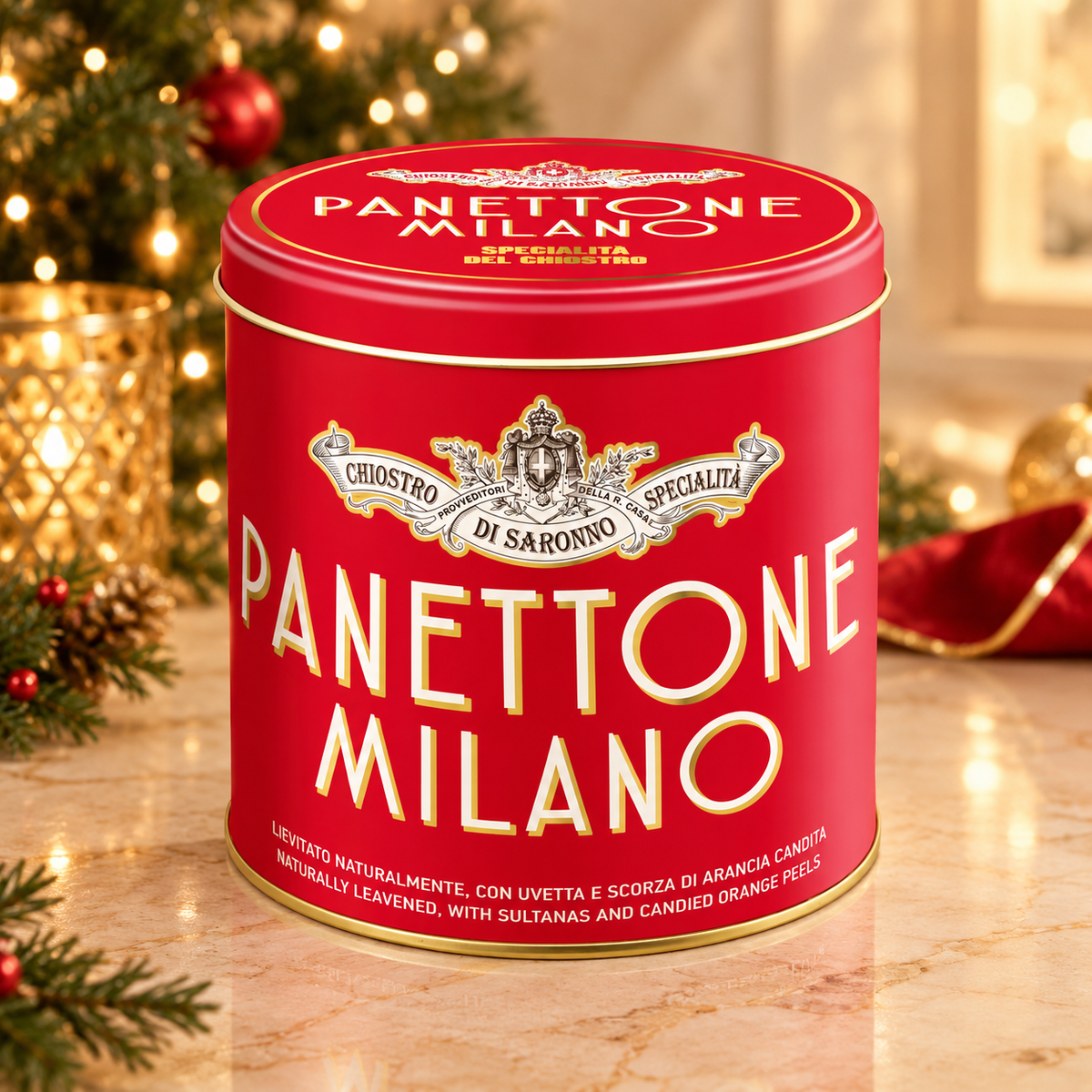 Lazzaroni Chiostro Di Saronno Classic Panettone, 1kg (Pack of 1)
