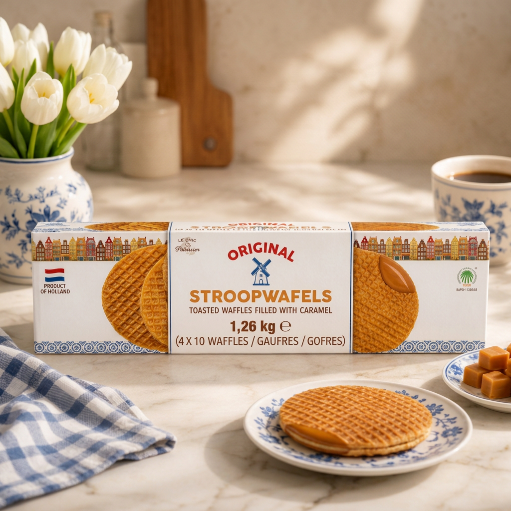 Le Chic Patissier Stroopwafels, 40 Pack
