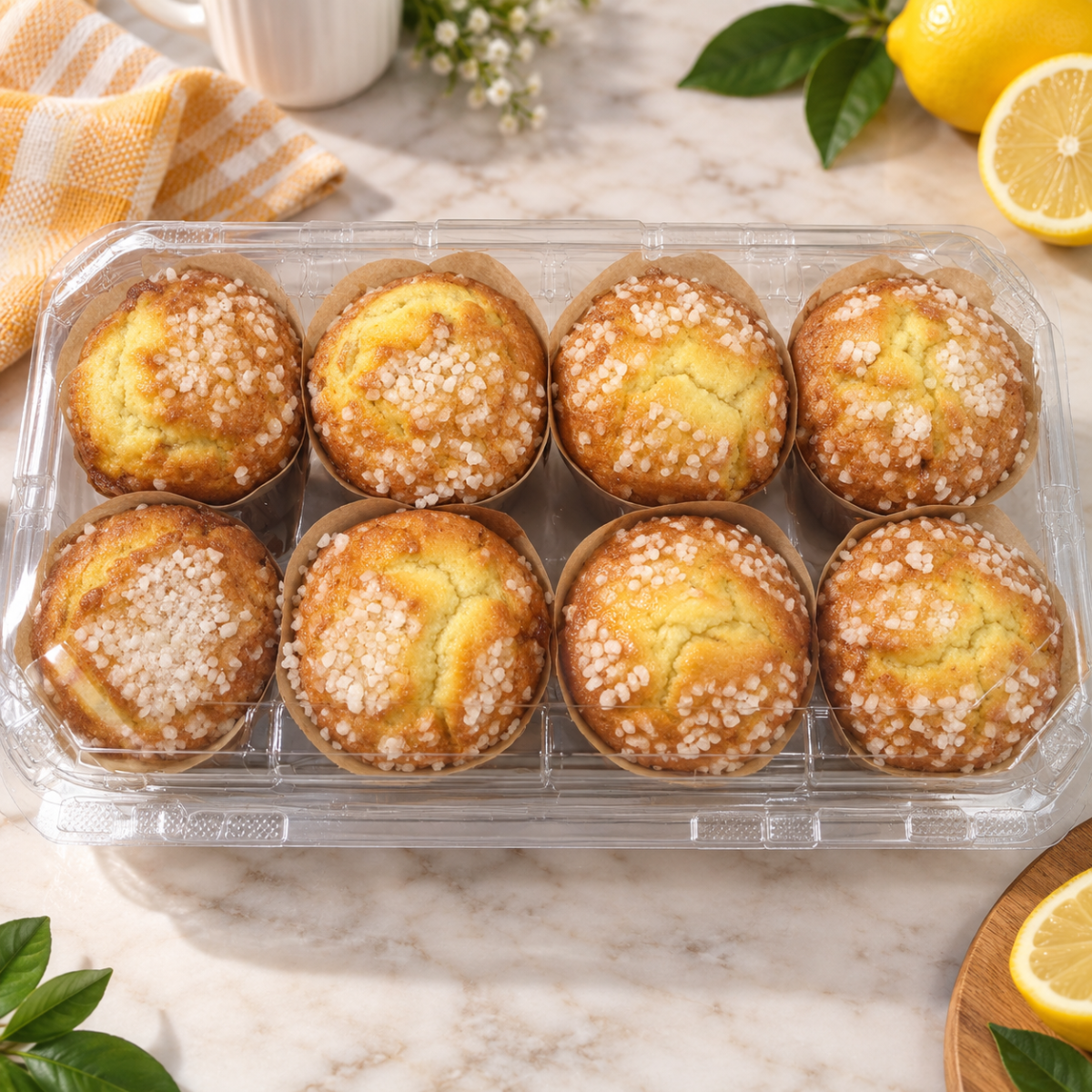 Lemon Muffin 8 Per Pack