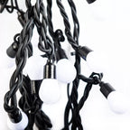 Lights4You 52ft (16m) 80 Large Bulbs LED Colour Changing Outdoor String Lights