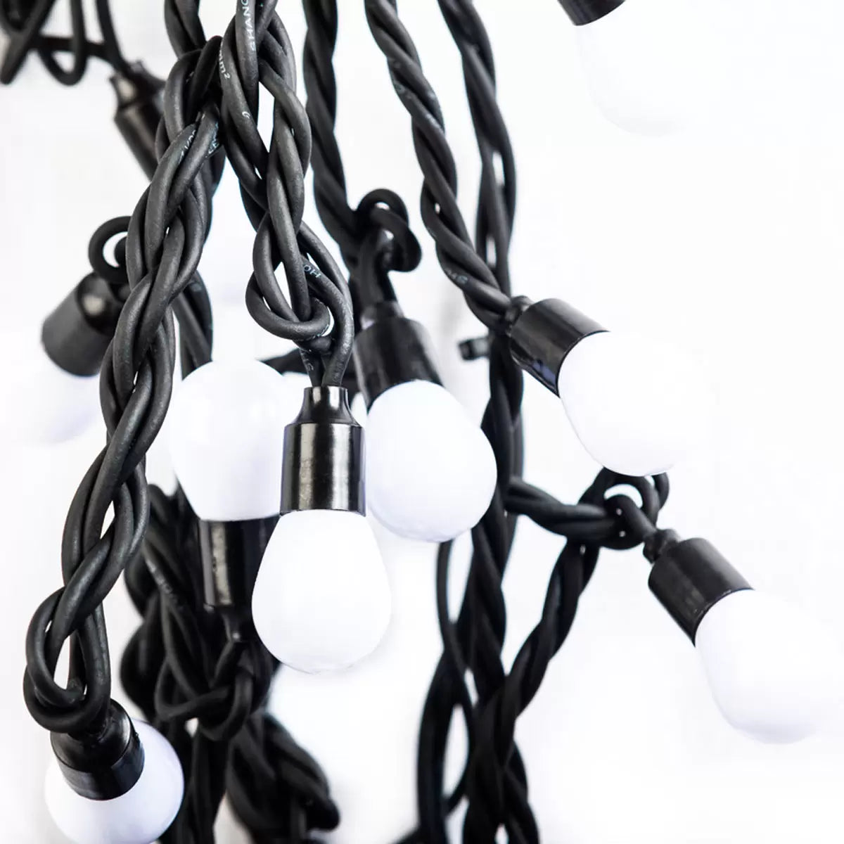 Lights4You 52ft (16m) 80 Large Bulbs LED Colour Changing Outdoor String Lights