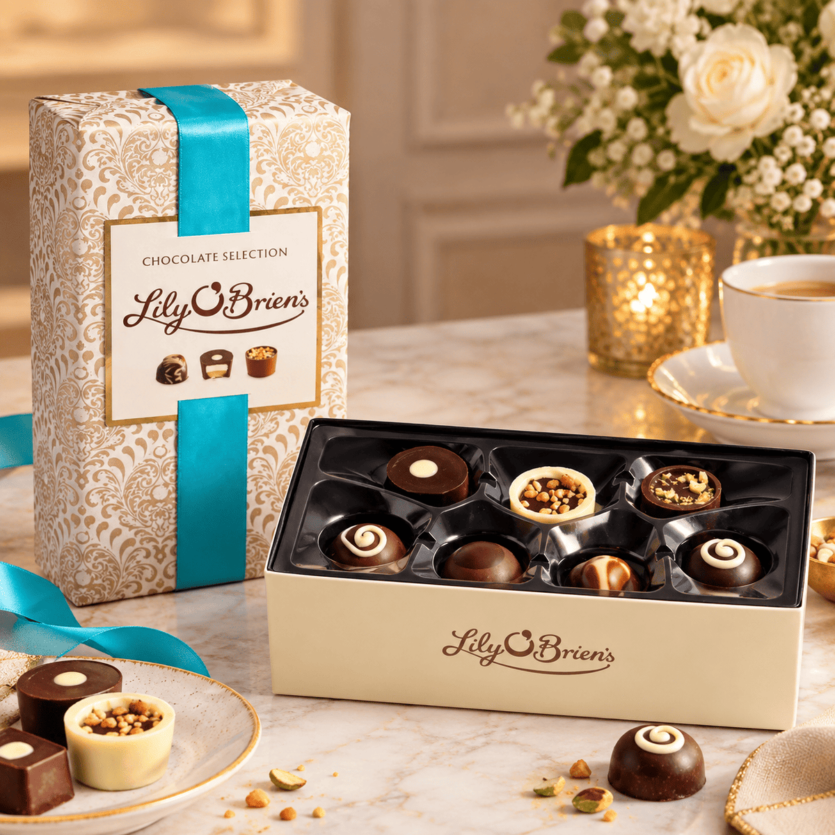 Lily O'Brien's Chocolate Selection Gift Wrap 160g (Pack of 1)