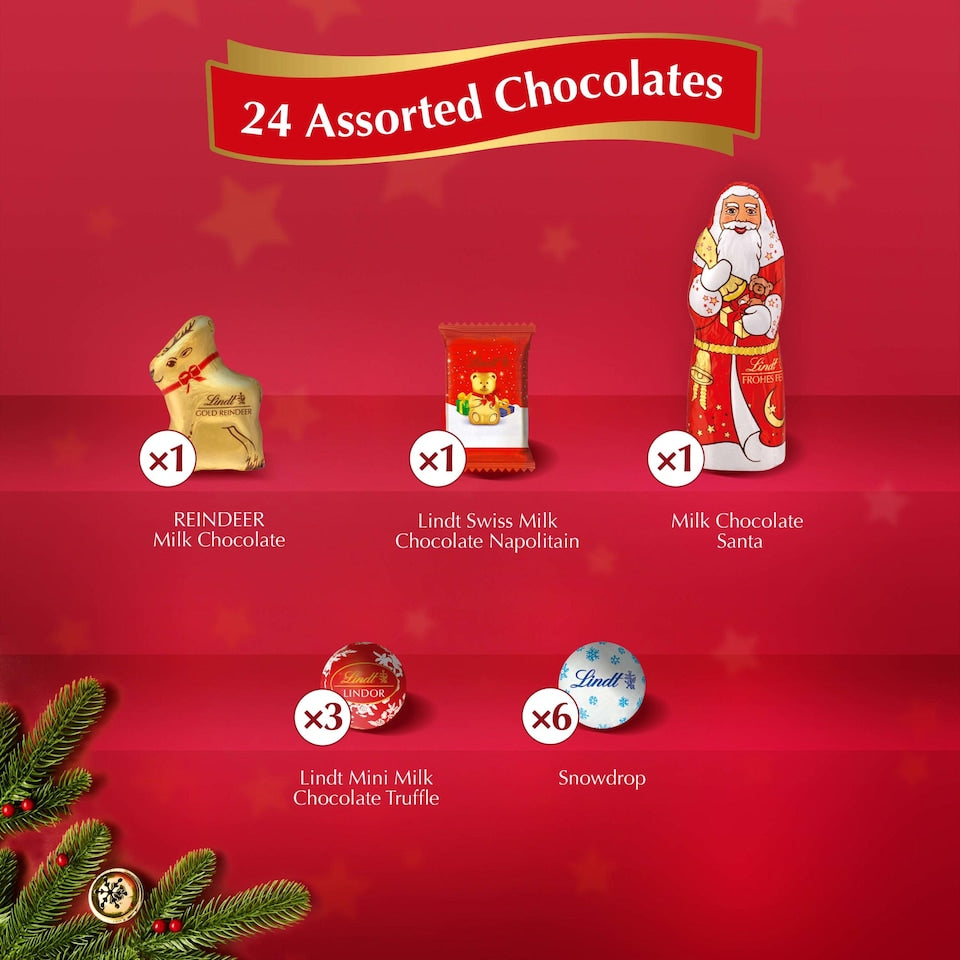 Lindt Advent Calendar 160G (Pack of 1)