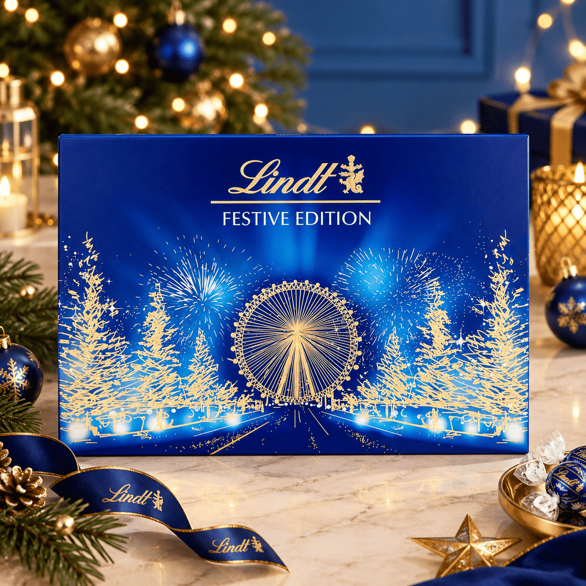 Lindt Festive Edition Chocolate Gifting Box 469g (Pack of 1)