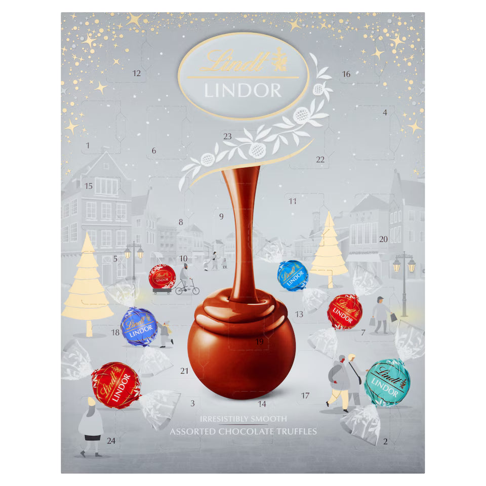 Lindt Lindor Silver Advent 233g (Pack of 1)