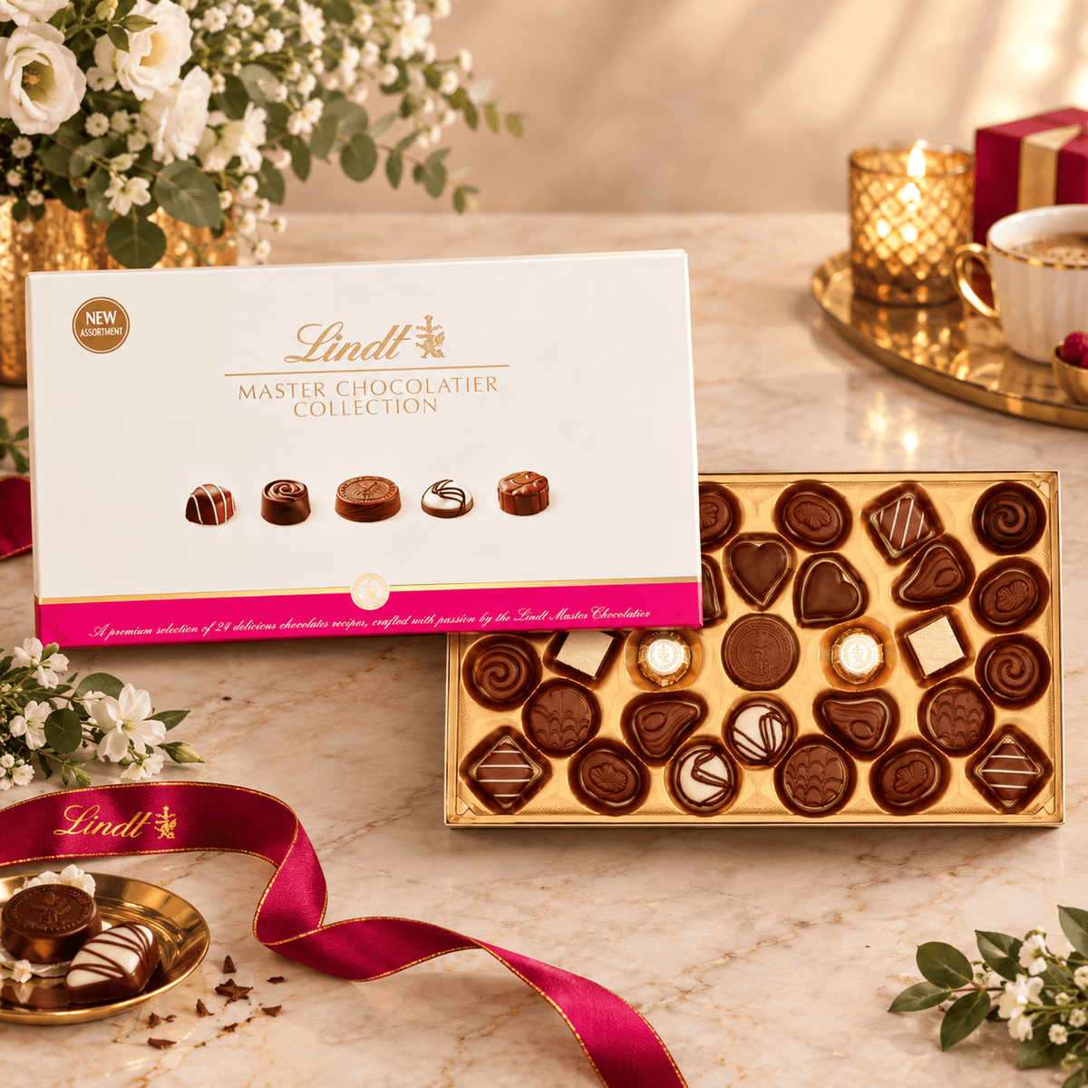 Lindt Master Chocolatier Collection Chocolate Box 320g (Pack of 1)