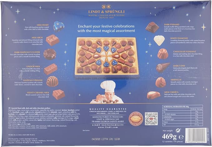 Lindt Festive Edition Chocolate Gifting Box 469g (Pack of 1)