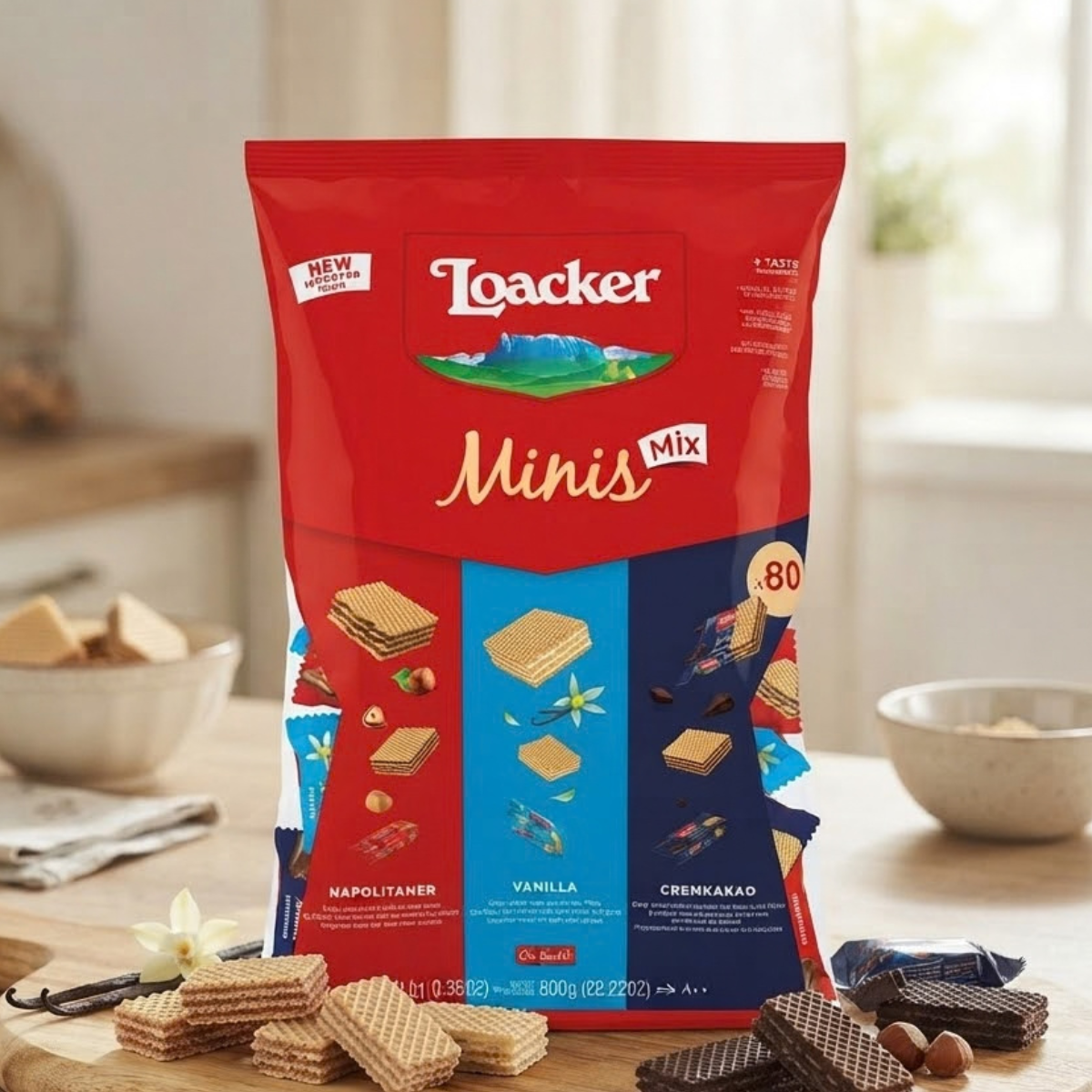 Loacker Mini Mix, 800g