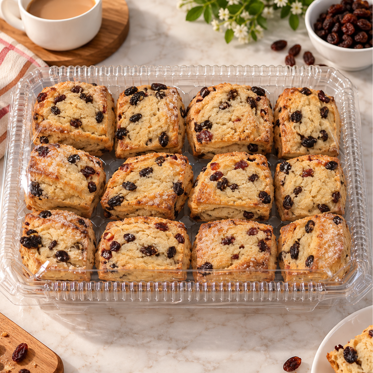 Luxury Fruit Scone 12 Per Pack