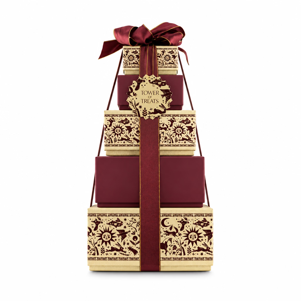 Luxury Christmas Tower of Treats 1.6kg – Premium Gift Selection