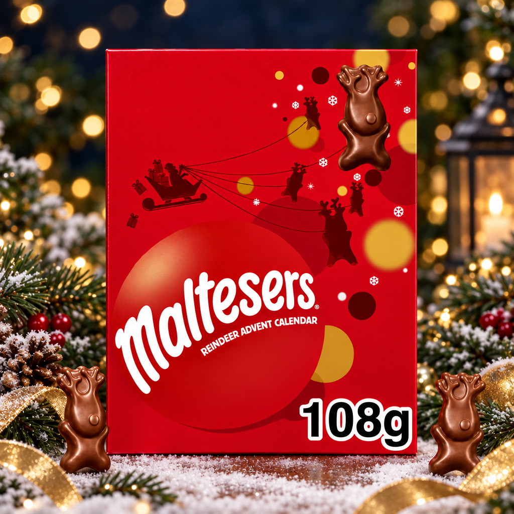 Maltesers Reindeer Chocolate Advent Calendar 108G (Pack of 1)