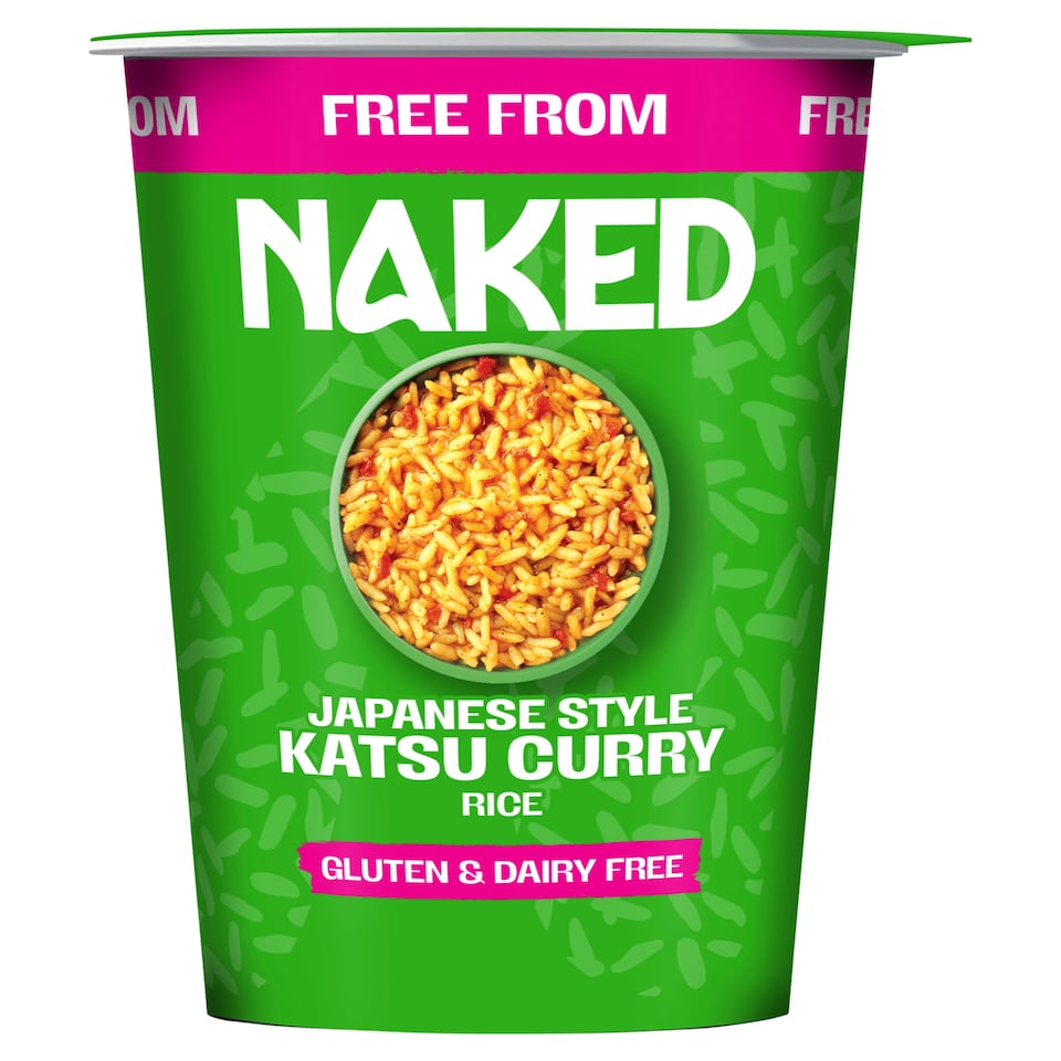 Naked Free From Katsu Curry Long Grain Rice 78G (Pack of 1)
