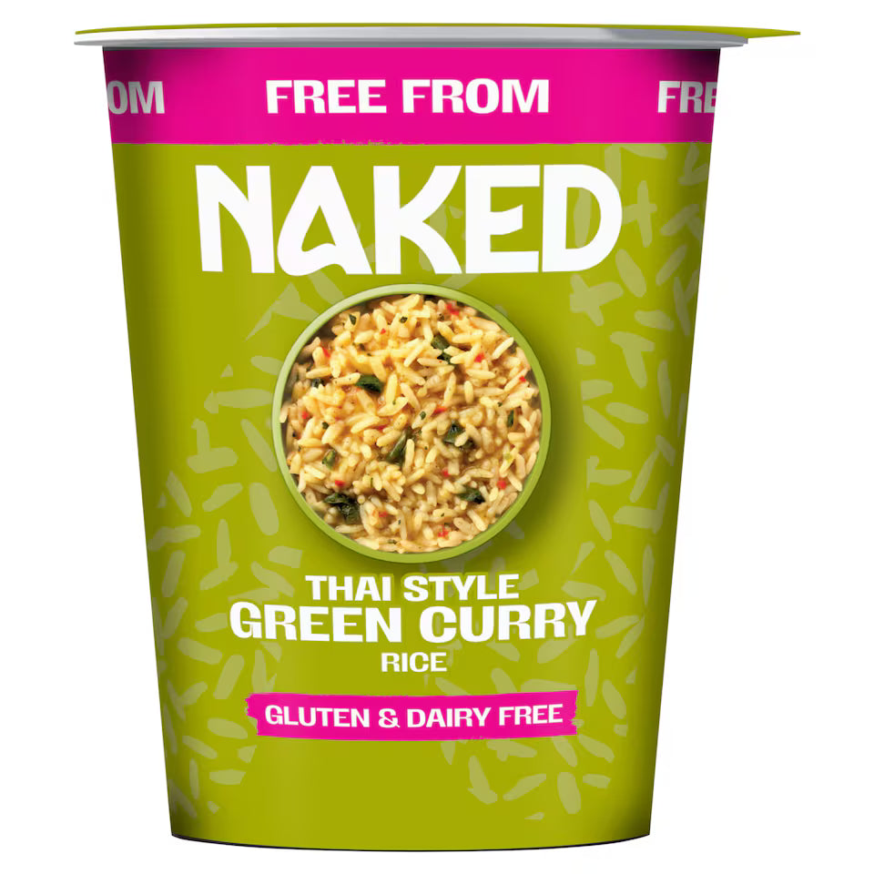 Naked Free From Thai Green Curry Rice 78G (Pack of 1)