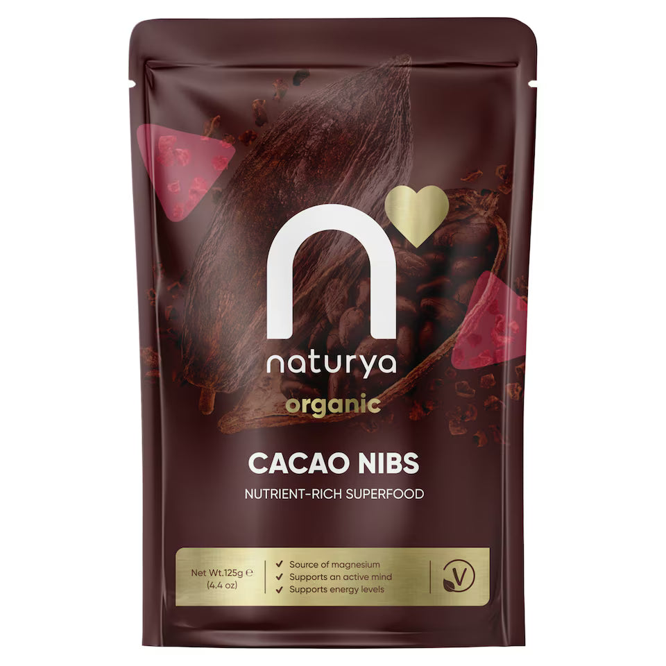 Naturya Organic Cacao Nibs 125G (Pack of 1)