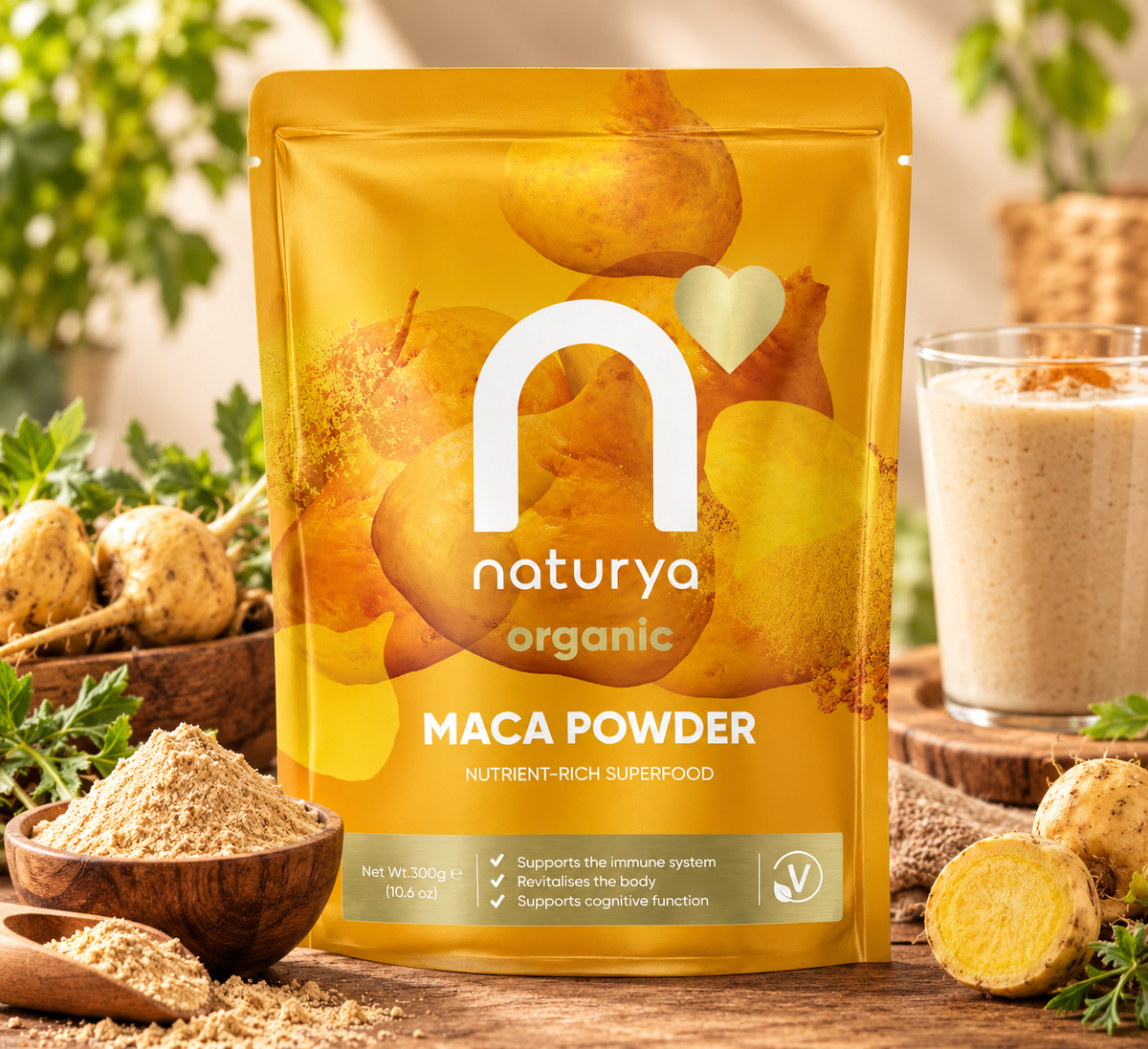 Naturya Organic Maca Powder 125G (Pack of 1)