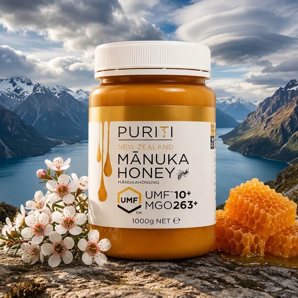 PURITI Manuka Honey |From New Zealand (UMF 10+ MGO 263+)