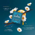 Pukka Organic Chamomile Vanilla & Manuka Honey Tea 20 Bags 32g Herbal Blend