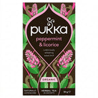 Pukka Organic Peppermint & Licorice Mint Tea 20 Bags 30g Herbal Blend