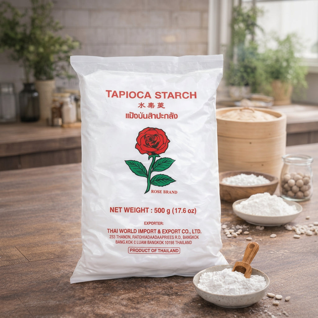 Rose Brand Tapioca Flour 500g – Premium Fine Tapioca Starch for Cooking & Baking