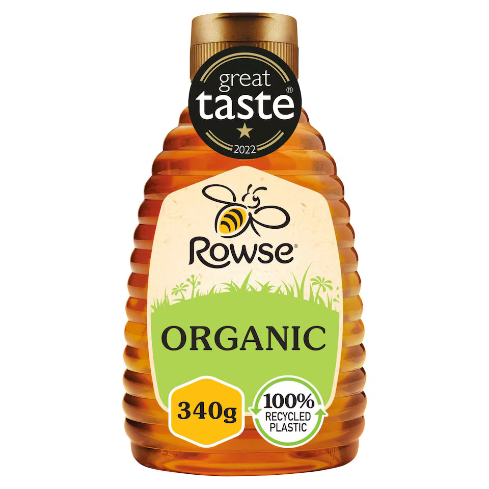 Rowse Organic Squeezy Honey 340g (Pack of 1)