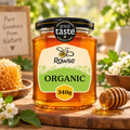 Rowse Organic Clear Honey 340G (Pack of 1)