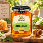 Rowse Organic Clear Honey 340G (Pack of 1)
