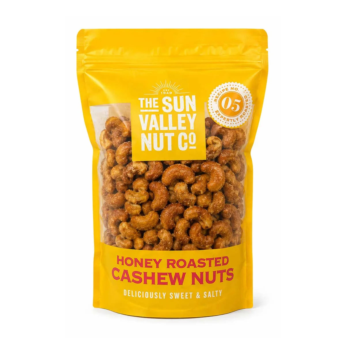 Sun Valley Honey Roasted Cashew Nuts 1.1kg Snack (Pack of 1)