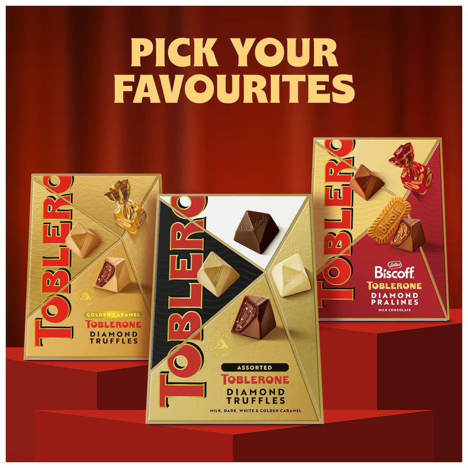 TOBLERONE TRUFFLES ASSORTED 180G (Pack of 1)
