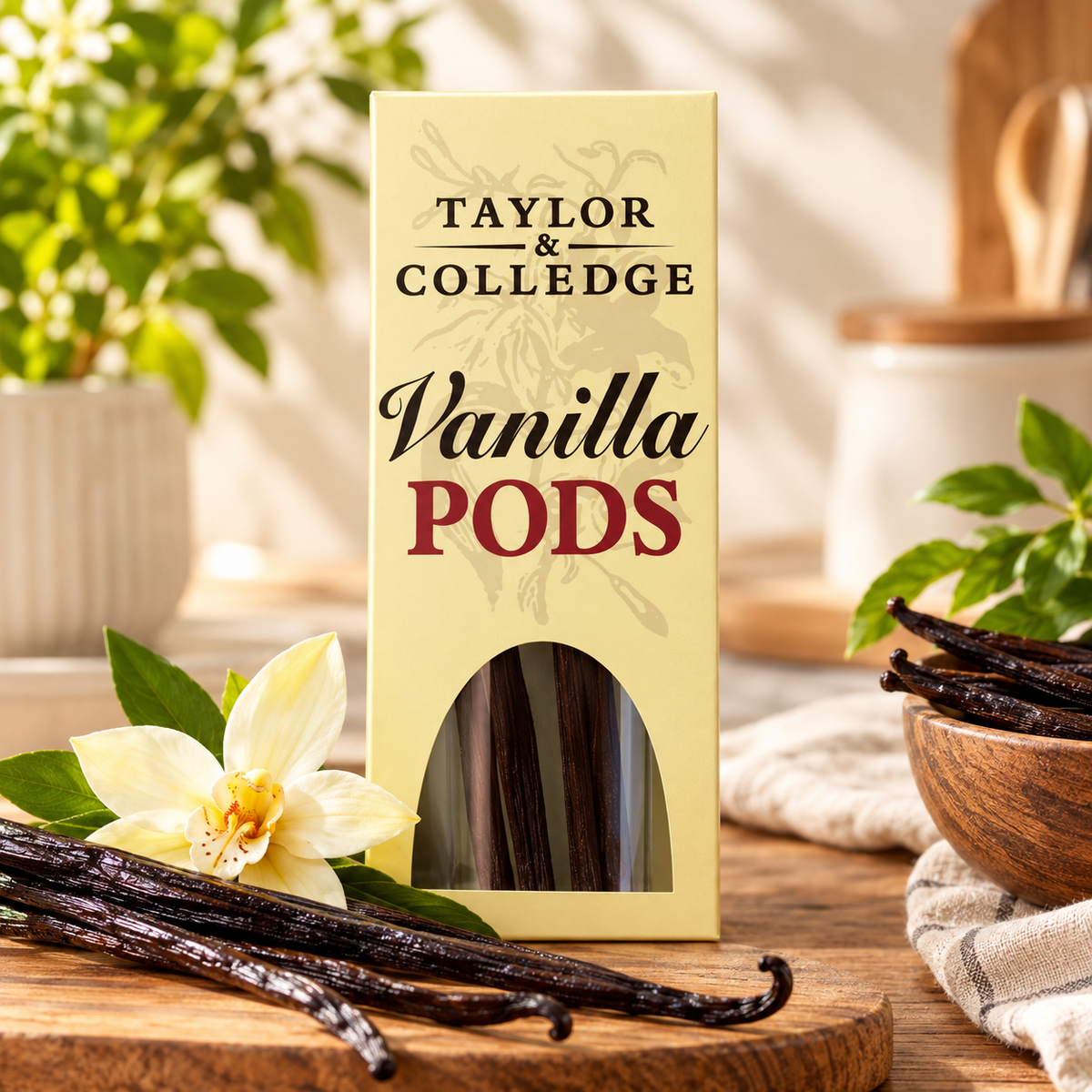 Taylor & Colledge Organic Vanilla 2 Pods (Pack of 1)