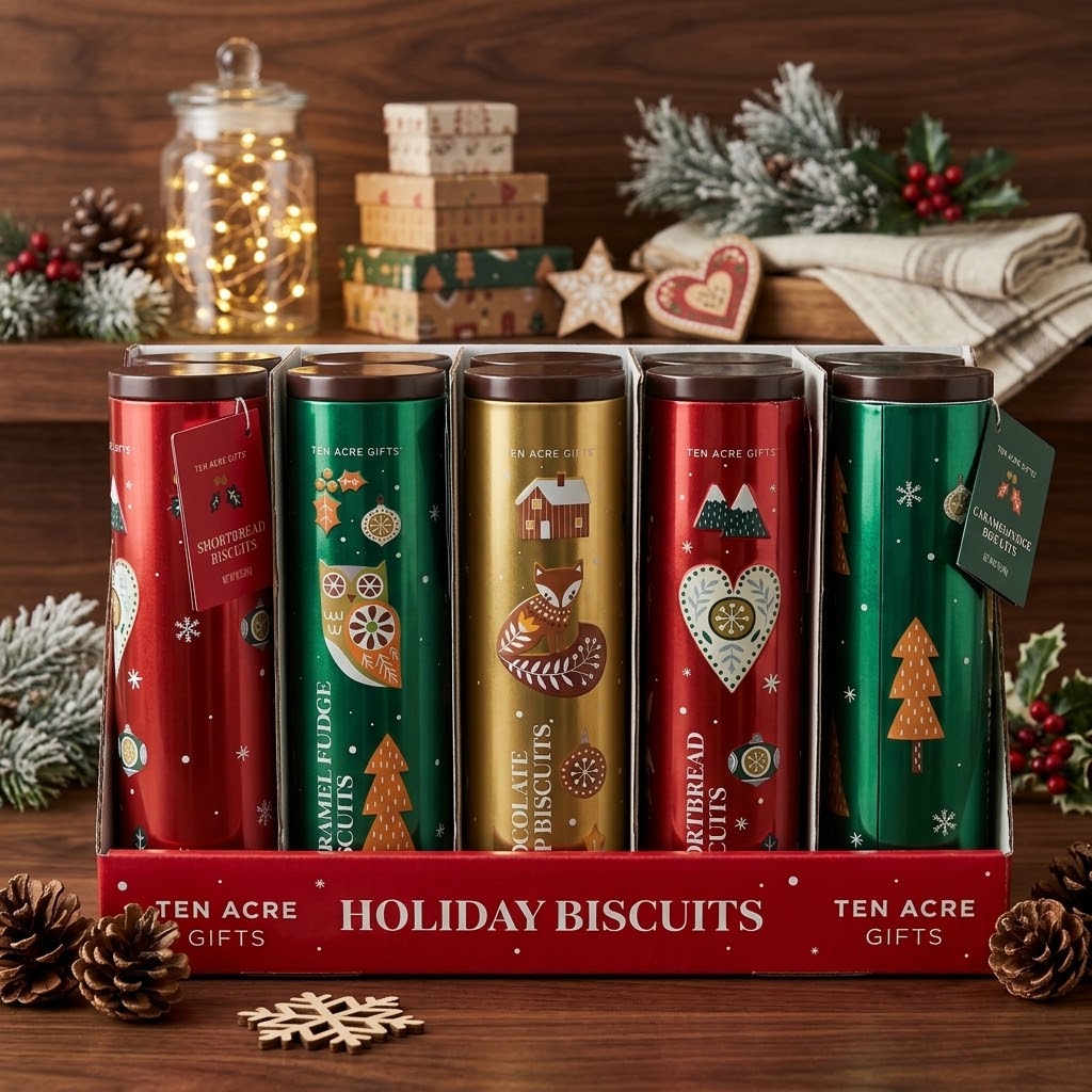 Ten Acre Biscuits Tin 400g - Available in 3 Flavours