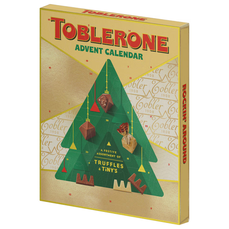 Toblerone Chocolate Xmas Advent Calendar 204g (Pack of 1)