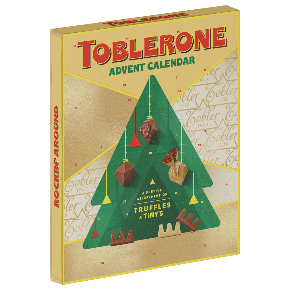 Toblerone Chocolate Xmas Advent Calendar 204g (Pack of 1)