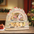 Wooden LED Advent Christmas Calendar With LED Lights