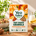 Yeo Valley Organic Tray Baked Granola Toasted Nuts & Seeds 360g (Pack of 1)