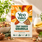 Yeo Valley Organic Tray Baked Granola Toasted Nuts & Seeds 360g (Pack of 1)