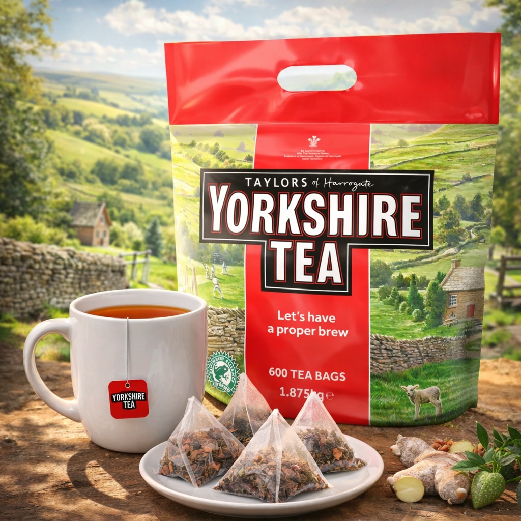 Taylors of Harrogate Yorkshire Tea 600 Tea Bags (1.875kg) – Premium Black Tea