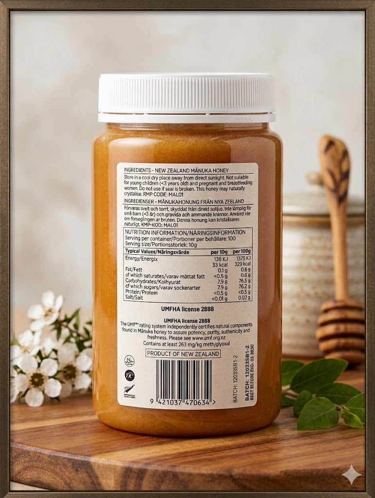 PURITI Manuka Honey |From New Zealand (UMF 10+ MGO 263+)