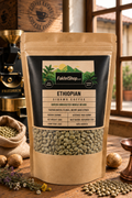 Organic Ethiopian Sidamo Unroasted Green Coffee Beans 500G