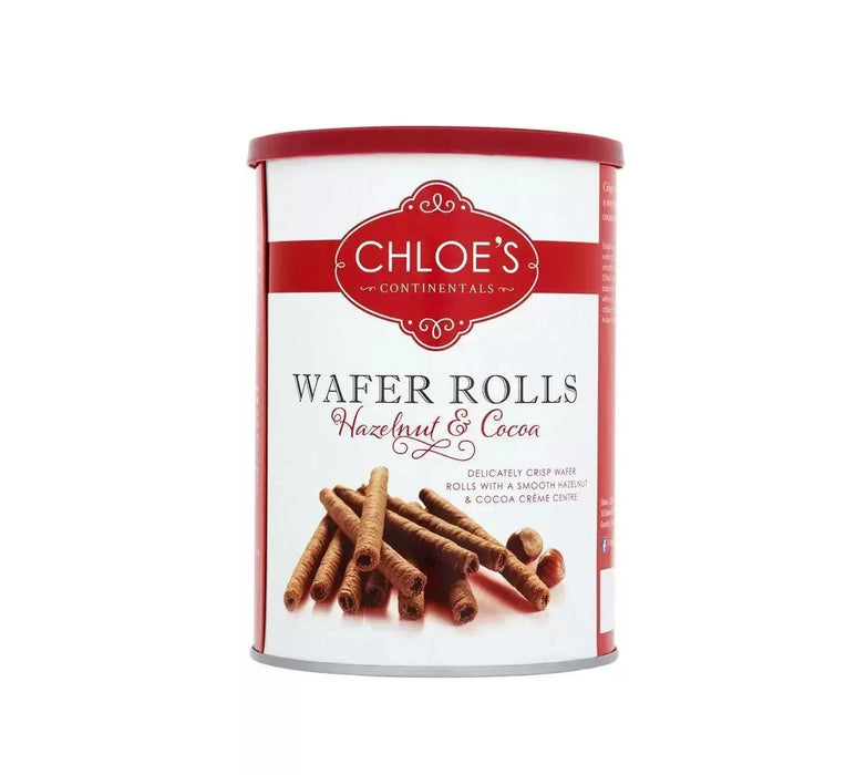Chloë’s Hazelnut & Cocoa Wafer Rolls 2 x 400 g